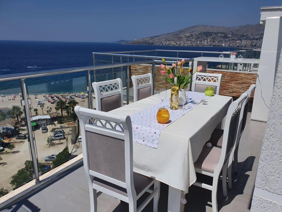 Sadet's Luxus Penthouse Saranda  Apartment Bagian luar foto