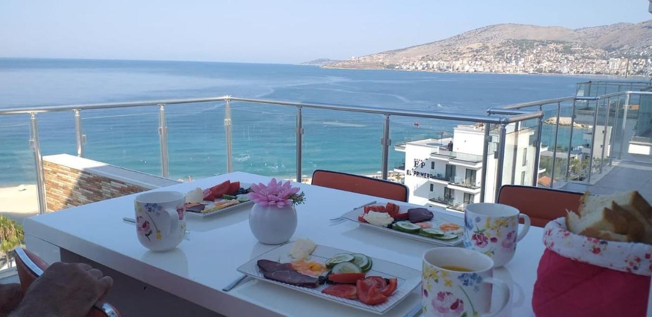 Sadet's Luxus Penthouse Saranda  Apartment Bagian luar foto