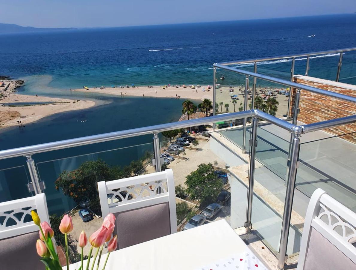 Sadet's Luxus Penthouse Saranda  Apartment Bagian luar foto