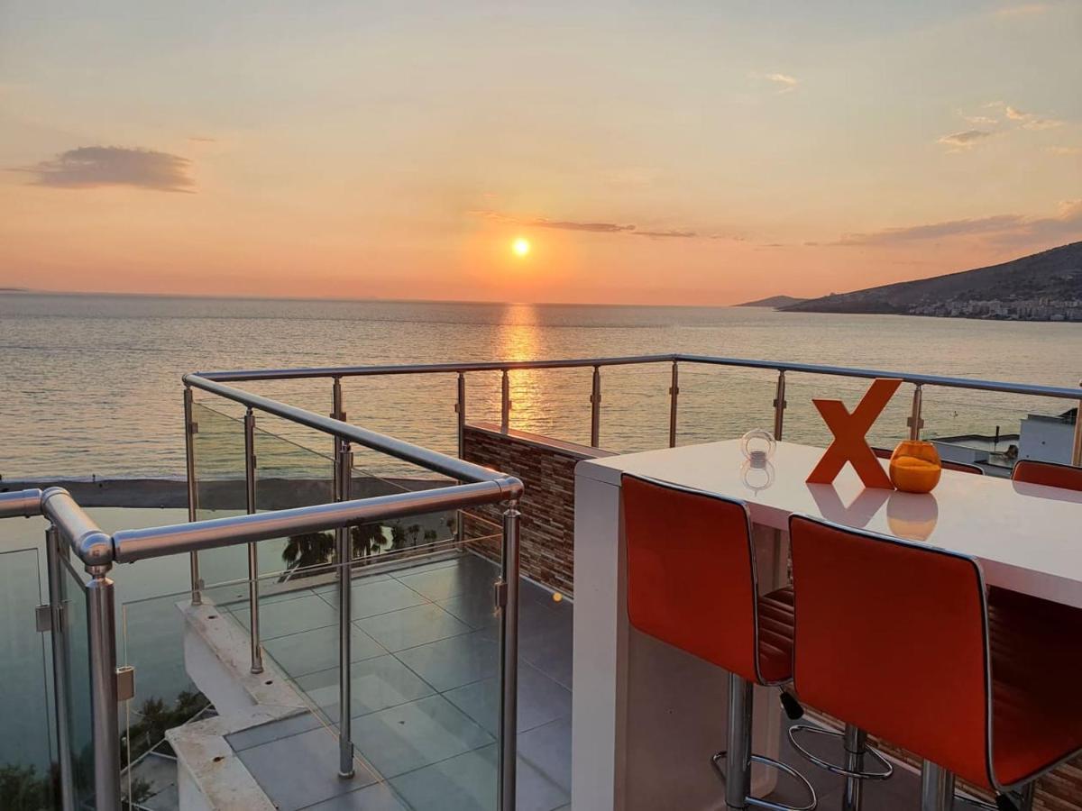 Sadet's Luxus Penthouse Saranda  Apartment Bagian luar foto
