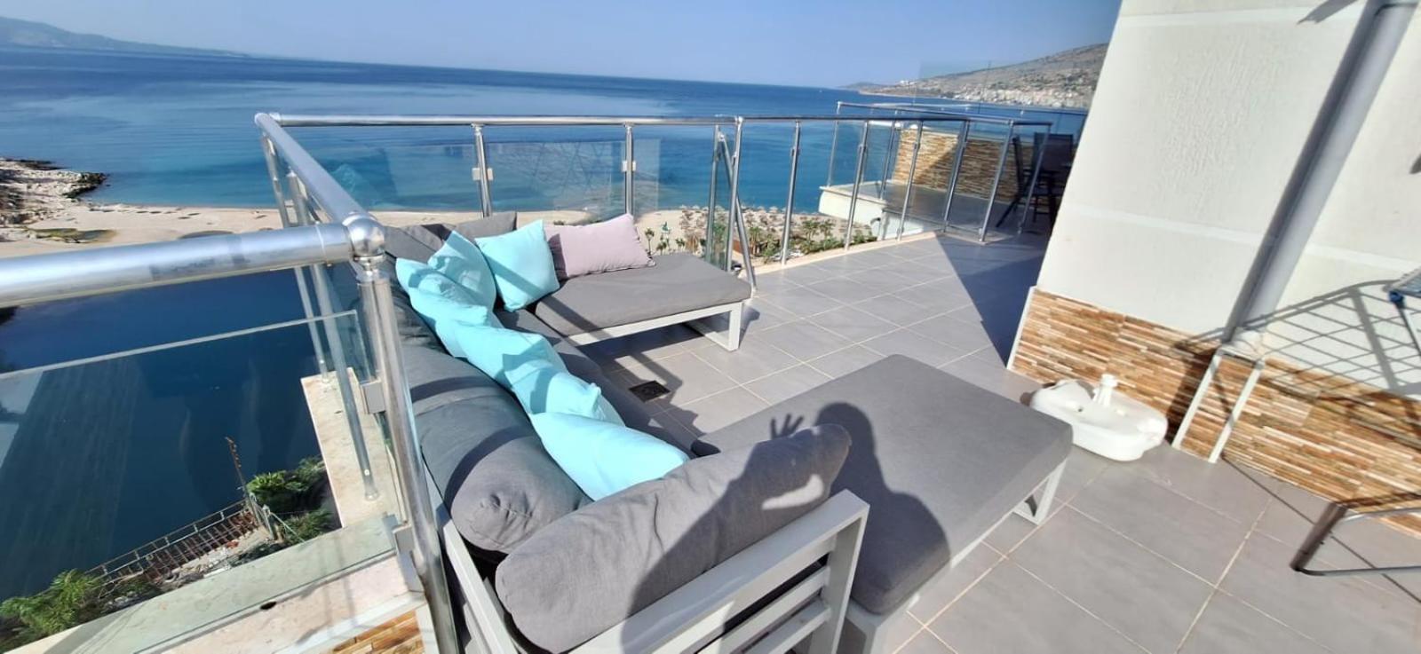 Sadet's Luxus Penthouse Saranda  Apartment Bagian luar foto