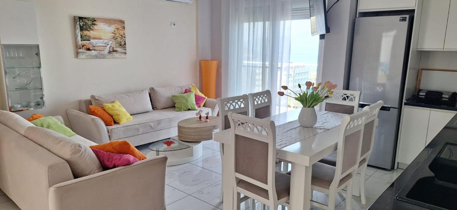 Sadet's Luxus Penthouse Saranda  Apartment Bagian luar foto