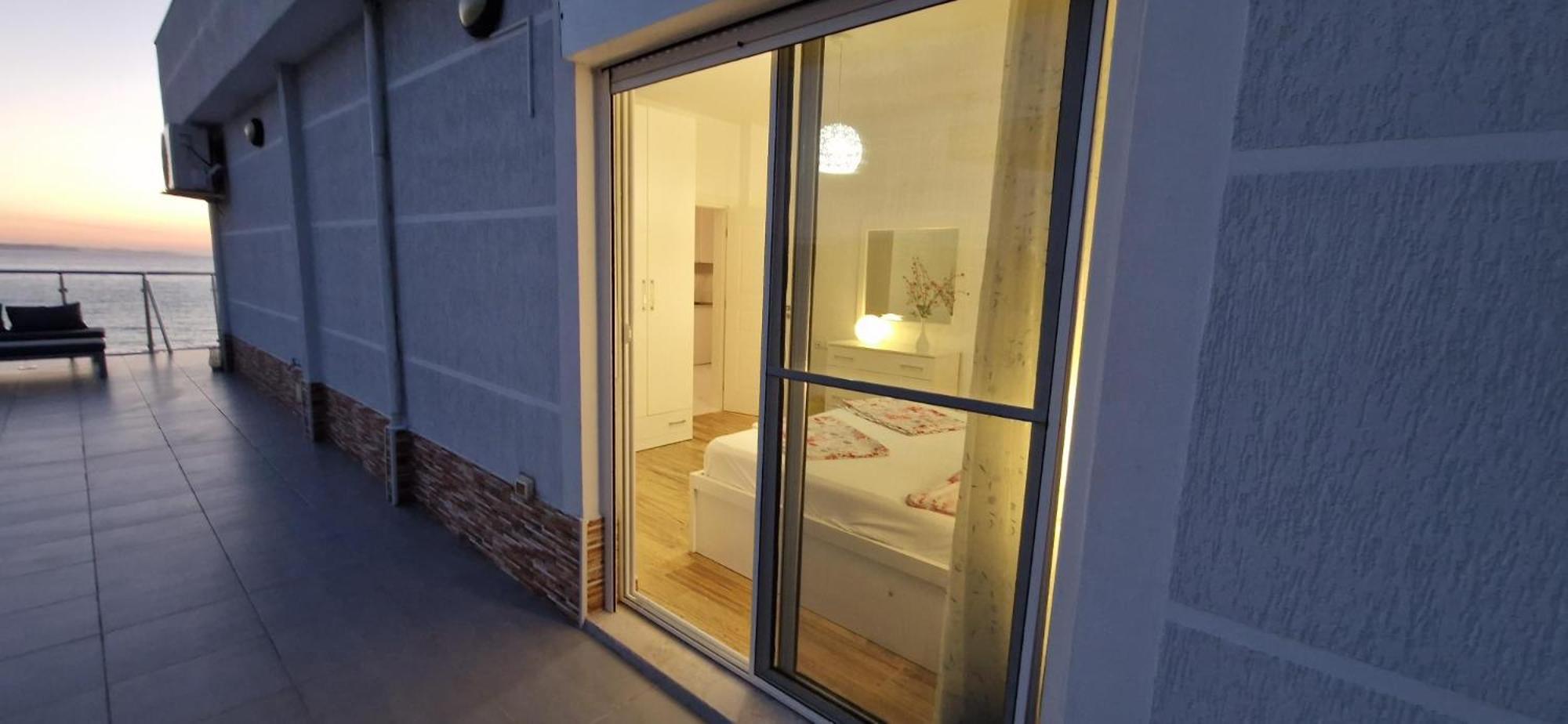 Sadet's Luxus Penthouse Saranda  Apartment Bagian luar foto