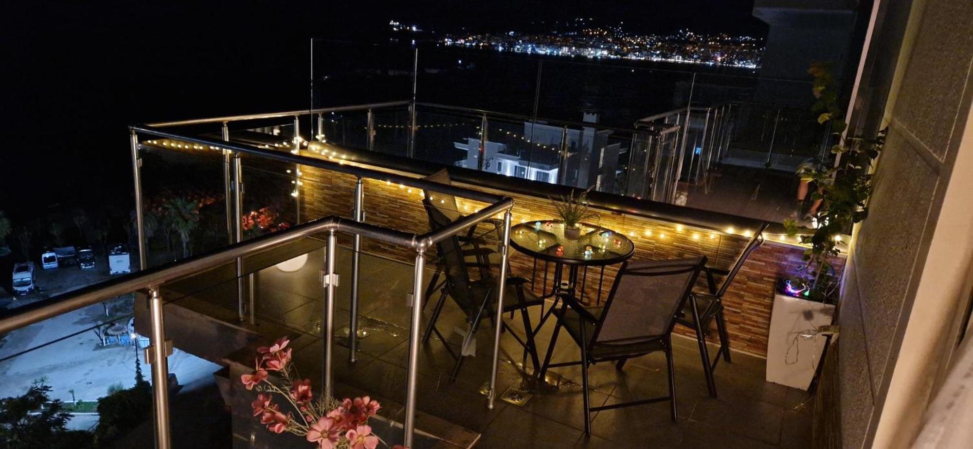 Sadet's Luxus Penthouse Saranda  Apartment Bagian luar foto