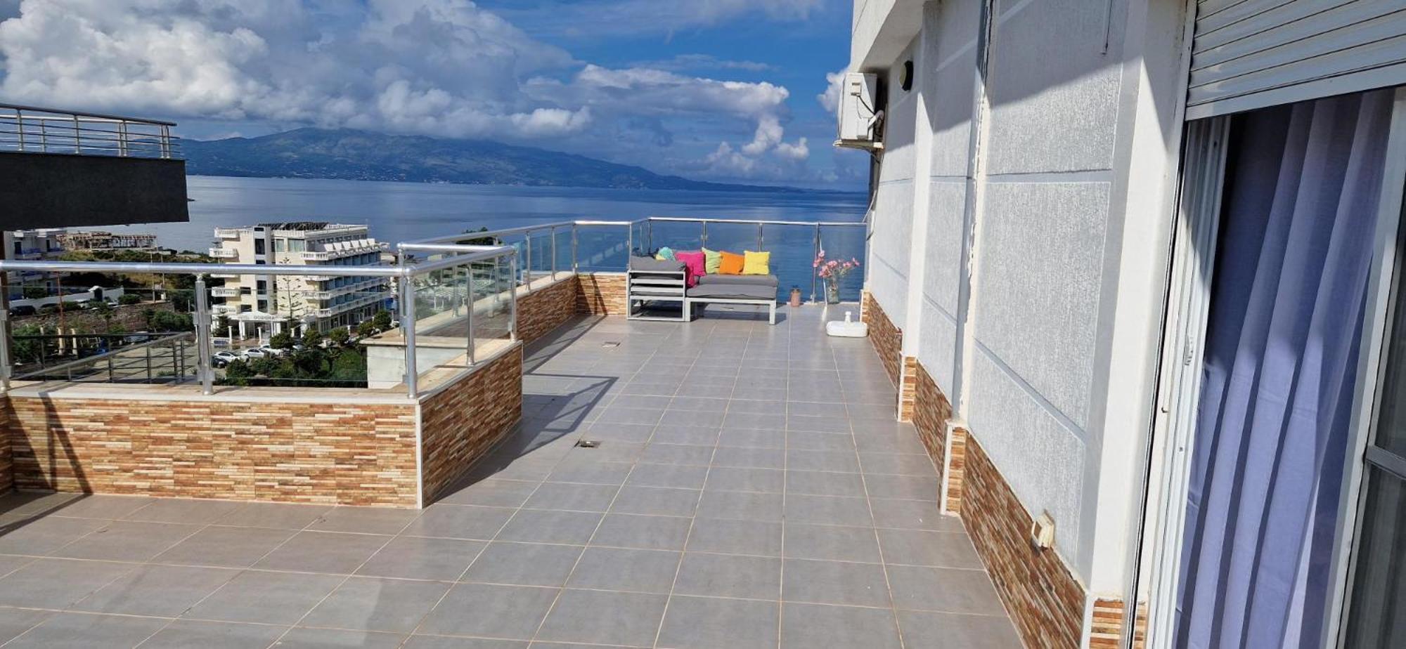 Sadet's Luxus Penthouse Saranda  Apartment Bagian luar foto