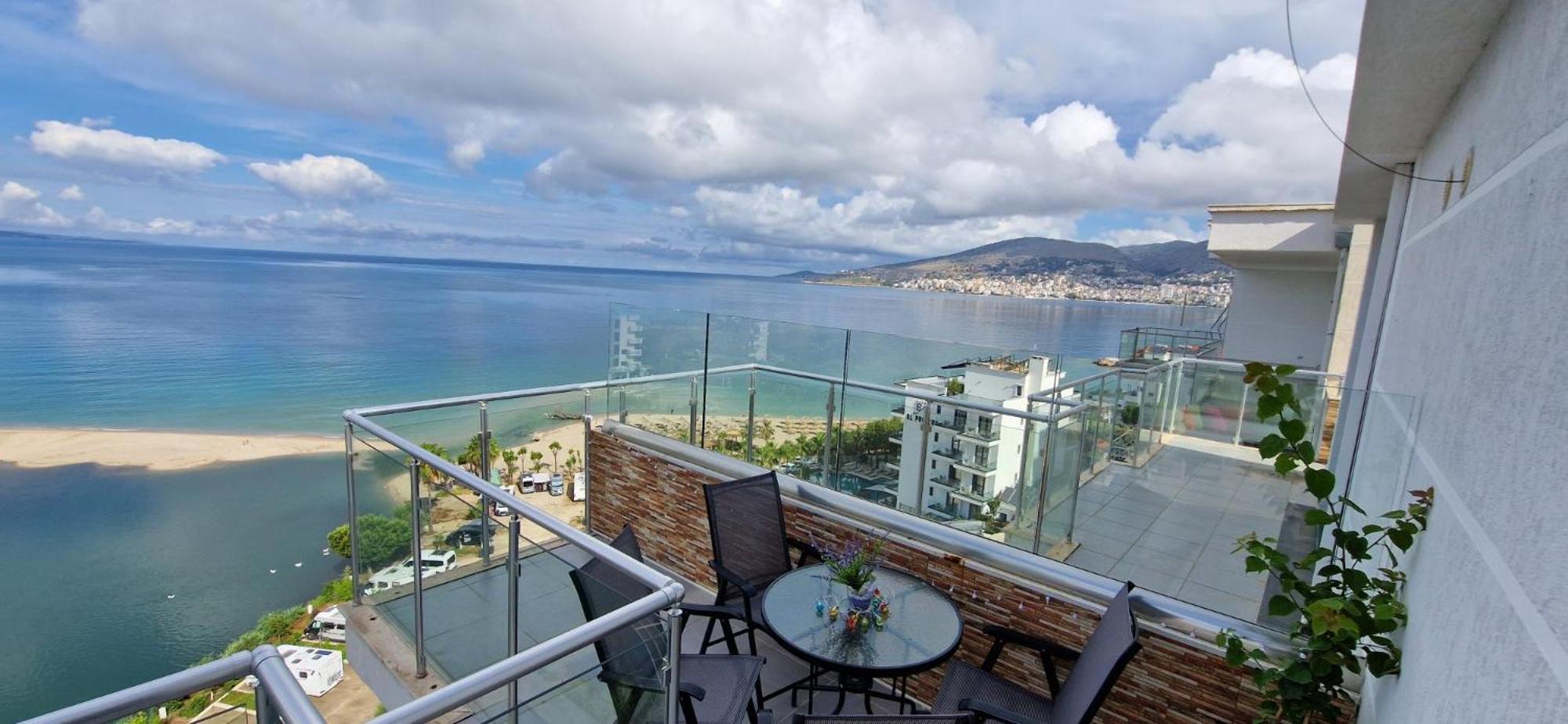 Sadet's Luxus Penthouse Saranda  Apartment Bagian luar foto